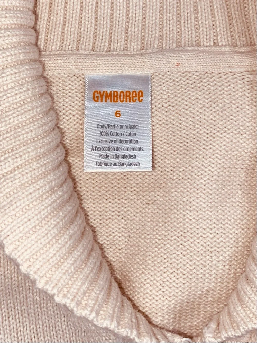 Gymboree Girls ‘Country Charm’ Off-White Horse Cardigan and Hair Clips Size 6